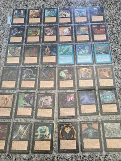 MTG FALLEN EMPIRE COMPLETE SET NM/LP 187 cards - Image 2