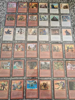 MTG FALLEN EMPIRE COMPLETE SET NM/LP 187 cards - Image 5