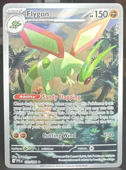 Pokemon TCG Flygon 101/094 Me02: Phantasmal Flames Illustration Rare Holo Card - Image 1