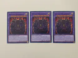 Yugioh - Despian Proskenion x 3 - 1st Edition LP - Plus Free Holographic Card - Image 1