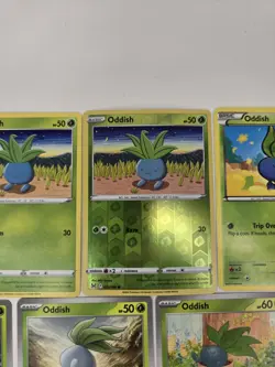 Pokemon Card Lot Of 10 Various Oddish Gloom Vileplume Reverse Holo Rare - Image 4