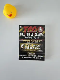 TCG Full Protect Sleeves 3-Piece Set Trading Card UV Protection Protects Set 1 - Image 3