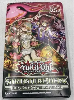 Konami Yu-Gi-Oh! TCG Structure Deck: Beware of Traptrix Trading Cards Mixed Lot - Image 2