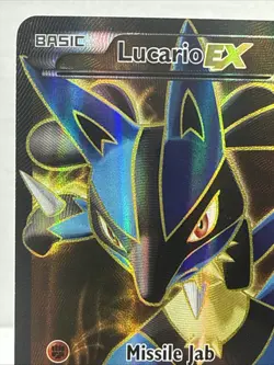 Lucario EX 107/111 XY Furious Fists Full Art Holo Rare Pokemon Card TCG - Image 2