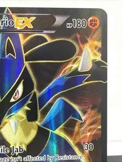 Lucario EX 107/111 XY Furious Fists Full Art Holo Rare Pokemon Card TCG - Image 3