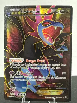 Pokemon Hydreigon EX Full Art Ultra Rare Holo Card Roaring Skies 103/108 - Image 1