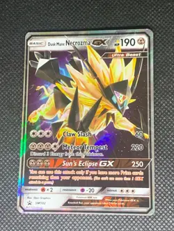 Dusk Mane Necrozma GX SM102 - Sun & Moon Promo Pokemon Card - MP - Image 1