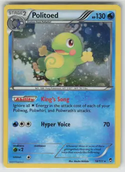 Politoed - (Cosmos Holo) Promo Miscellaneous Cards & Products 018/111 LP - Image 1