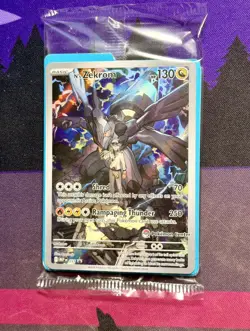Pokemon N’s Zekrom 031 Promo Pokemon Center Stamped SEALED Two Cards W/ Dividers - Image 1