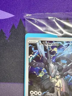 Pokemon N’s Zekrom 031 Promo Pokemon Center Stamped SEALED Two Cards W/ Dividers - Image 2