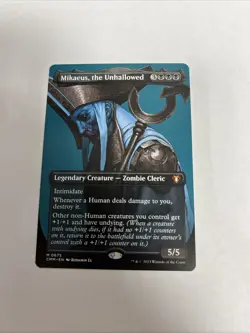 Mikaeus The Unhallowed Borderless Nonfoil Card #0675 MTG LP - Image 1