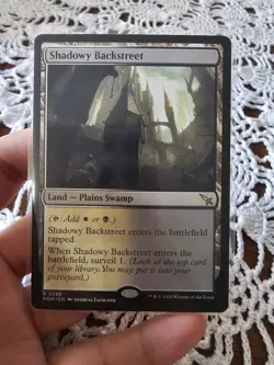 Shadowy Backstreet Mtg Land Card - Image 1