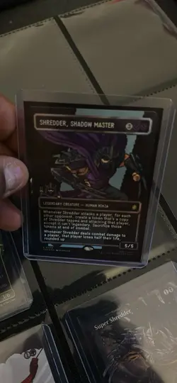 Shredder, Shadow Master (TMC 0088) - Borderless Pixel Art - TMNT MTG - Image 3