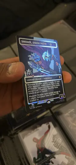 Shredder, Shadow Master (TMC 0088) - Borderless Pixel Art - TMNT MTG - Image 5