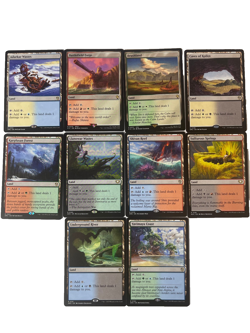 MTG Full Painland Set - 10x Rare Dual Lands - Adarkar Wastes - Image 1
