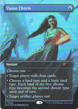 Vision Charm - Secret Lair Dandan - 7040 - NM Foil - Image 2