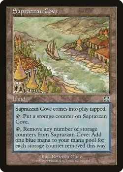Saprazzan Cove 1x MtG Mercadian Masques MMQ PLAYED - Image 1
