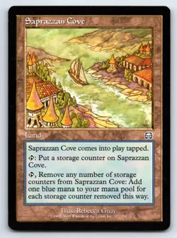 MTG Saprazzan Cove Normal U Mercadian Masques (MMQ) 327 LP Magic - Image 1