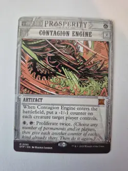 1x Contagion Engine Outlaws of Thunder Junction: Breaking News Regular 61 NM x1 - Image 1