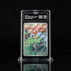 2025 Pokemon SVP Black Star Promo #208 Victini Unova IR TAG 10 (982) **RANK 1** - Image 1