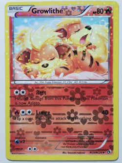 HOLO Growlithe RC4/RC25 VLP / NM Legendary Treasures Radiant Pokemon Card - Image 1