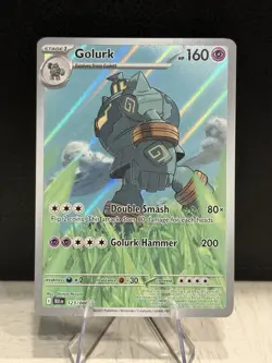 Pokemon TCG: S&V Black Bolt - Golurk IR 123/086 - NM+ - Image 1