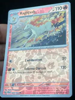 Rapidash 027/162 - Reverse holo - LP - Pokemon TCG Card - Image 2