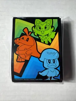 x65 Sealed SV Starters Paldea Evolved Card Sleeves from Pokemon TCG ETB - Image 1
