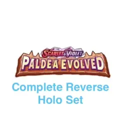 Pokemon SV02 Paldea Evolved Complete Reverse Holo Foil Master Set 176 Cards - Image 1