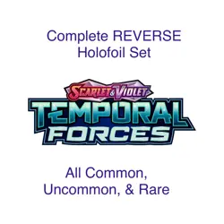 Pokemon Temporal Forces Complete Reverse Holo Foil Master Set 141 Cards Pikachu - Image 1