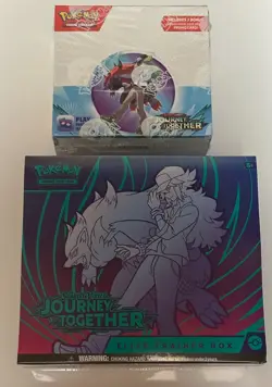 Pokemon Journey Together Enhanced Booster Box & Elite Trainer Box Factory Sealed - Image 1