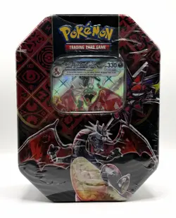 Pokemon Scarlet & Violet Paldean Fates Charizard EX Tin - NEW SEALED - Image 1