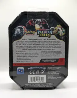 Pokemon Scarlet & Violet Paldean Fates Charizard EX Tin - NEW SEALED - Image 2