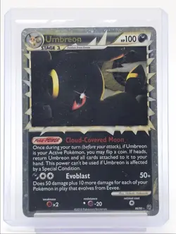 UMBREON 2010 POKEMON HEARTGOLD & SOULSILVER NOT EXCELLENT CONDITION 86 Q1300 - Image 1