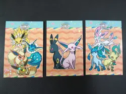 Pokemon Let's Go Eevee Database Peru Duos Set Eeveelutions Full Set STAR Holo - Image 1