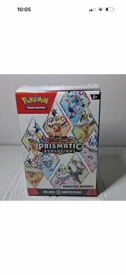 Pokemon TCG Scarlet & Violet Prismatic Evolutions Booster Bundle Sealed - Image 1