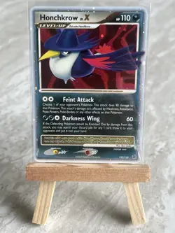 Pokemon TCG Honchkrow LV.X 132/132 Secret Wonders Holo Rare (English) - LP - Image 1