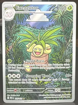Pokemon Pokemon TCG Exeggutor 135/132 Me01 Mega Evolution Illustration Rare Holo - Image 1