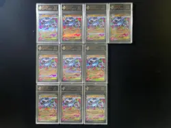 2025 Pokemon JPN Mega Dream Charizard ex M2 013/080 RPA 10 Pristine Lot*10 ZE62 - Image 1