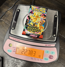 VERY HEAVY! 22.78g Pokemon TCG Ascended Heroes Booster Pack (SEALED) GOD PACK!U - Image 1