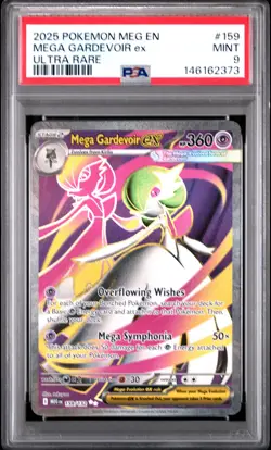 2025 POKEMON MEG EN-MEGA EVOLUTION ULTRA RARE #159 MEGA GARDEVOIR EX PSA 9 - Image 1