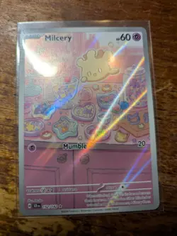 ✨ Pokemon Milcery 152/142 Illustration Rare | Stellar Crown SV07 NM 🚚 FREE SHIP - Image 1