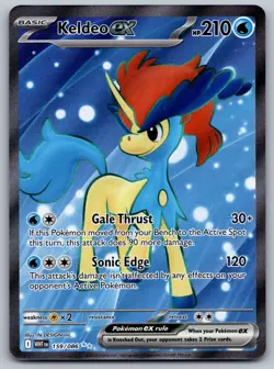 Pokemon TCG Keldeo ex 159/086 White Flare Full Art Ultra Rare - Image 1