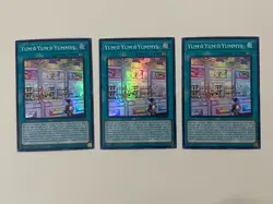 Yugioh - Yum Yum Yummys x 3 - 1st Edition Super Rare LP - Free Holo Card - Image 1