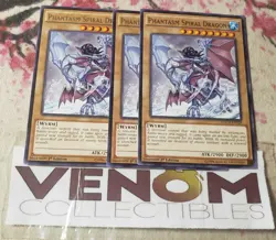 3x (M/NM) - Phantasm Spiral Dragon - MACR-EN028 - Rare - 1st Edition YuGiOh - Image 1