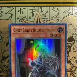 Yu-Gi-Oh! TCG Ghost Belle & Haunted Mansion Ultra Rare 1st Edition DUDE-EN004 - Image 2