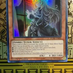 Yu-Gi-Oh! TCG Ghost Belle & Haunted Mansion Ultra Rare 1st Edition DUDE-EN004 - Image 3