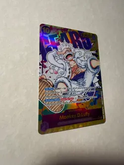 Monkey D. Luffy OP05-119 ENGLISH Alternate Art Gear 5 Secret Rare - Gem Mint - Image 4