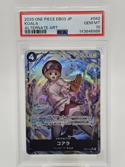 2025 One Piece JP EB03 Koala Alternate Art PSA 10 - Image 1