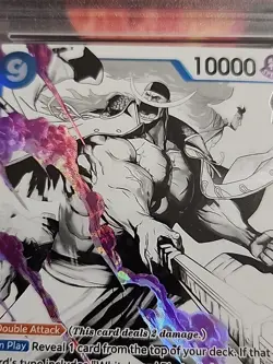 One Piece CCG Edward Newgate Black & White Psa 10 #003 Alt art - Image 3